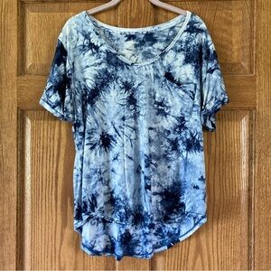 🐝 Members Mark My Favorite Tee Navy & White Tie Dye SS Tee XL